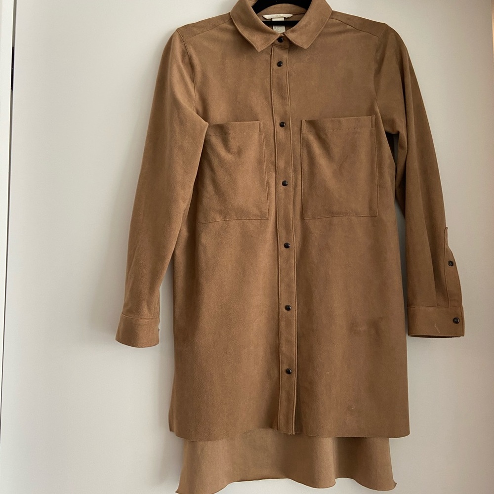 H&M Faux Suede Jacket size 4